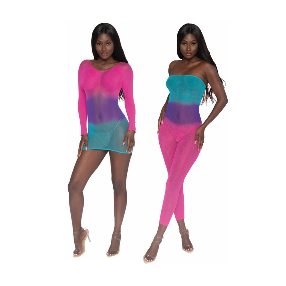 DG Revers Ombre Mesh Bodystocking - NERB OS